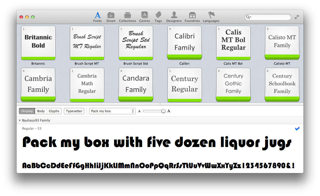 Fontcase