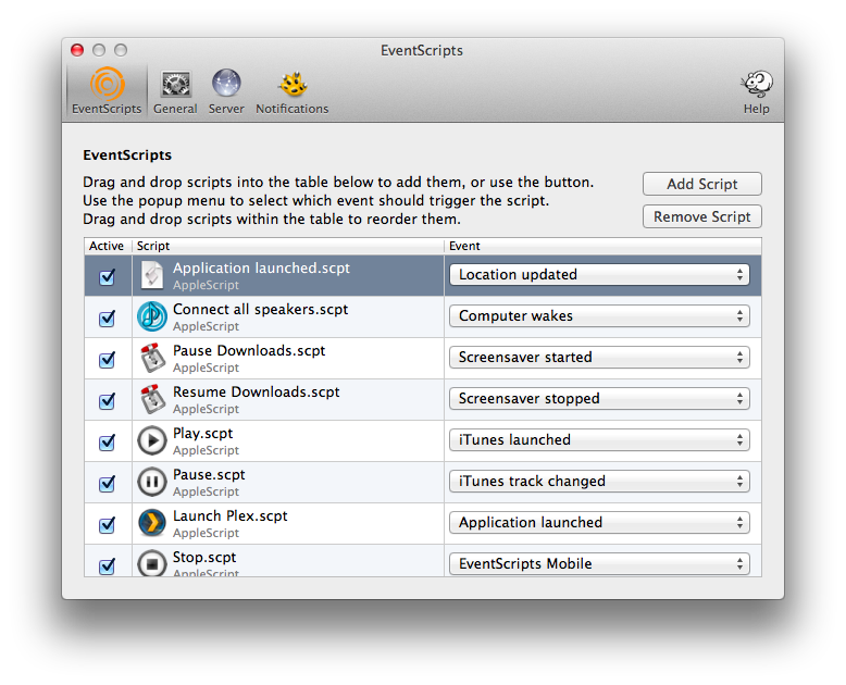 EventScripts 一款由Event自動(dòng)觸發(fā)AppleScripts等類型腳本的服務(wù)平臺(tái)