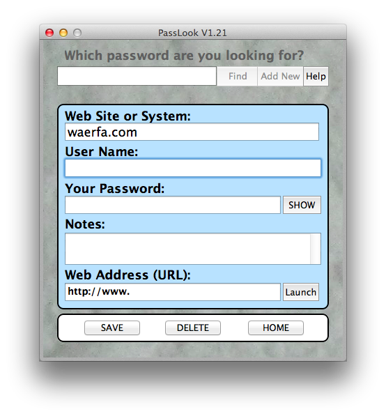 PassLook：密碼小管家