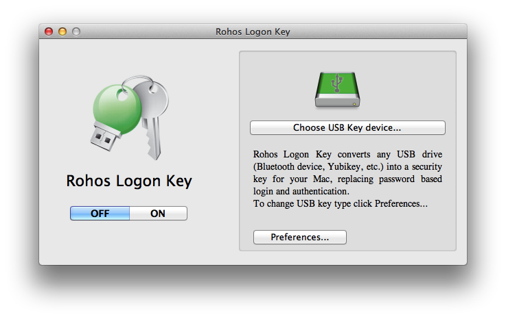 Rohos Logon Key：U盤變身Mac登陸鑰匙