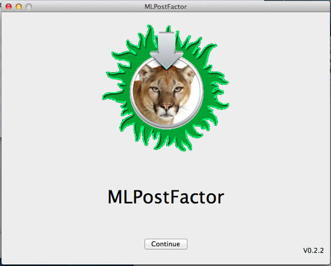 MLPostFactor：給你的老Mac裝上山貓