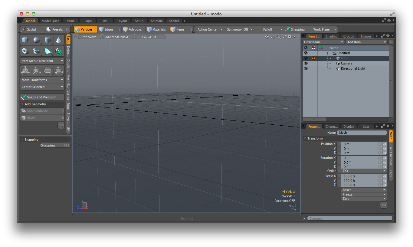 Luxology MODO 701：3D建模軟件業(yè)界楷模