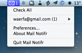 Mail Notifr：Gmail郵件推送器