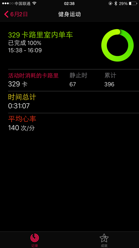 Apple Watch 健身活動