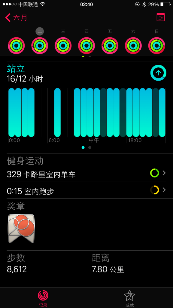 Apple Watch 健身活動