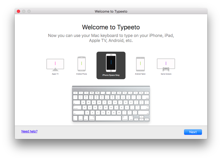 Typeeto：將你的 Macbook 打造成數(shù)碼設(shè)備的無線鍵盤
