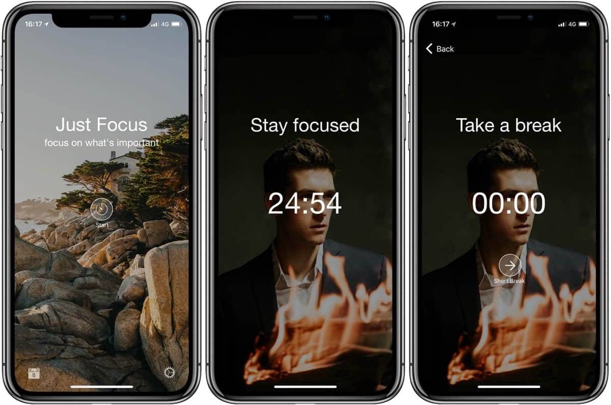 Just Focus for iOS 發(fā)布，配合精美壁紙的番茄鐘應(yīng)用