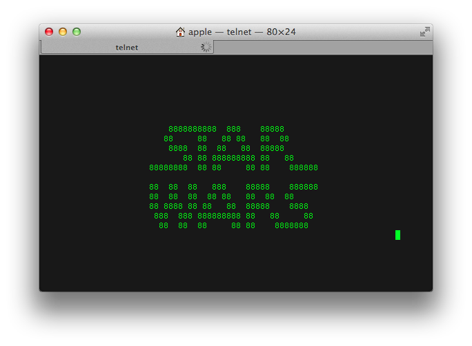 在Terminal中欣賞ASCII版Star Wars
