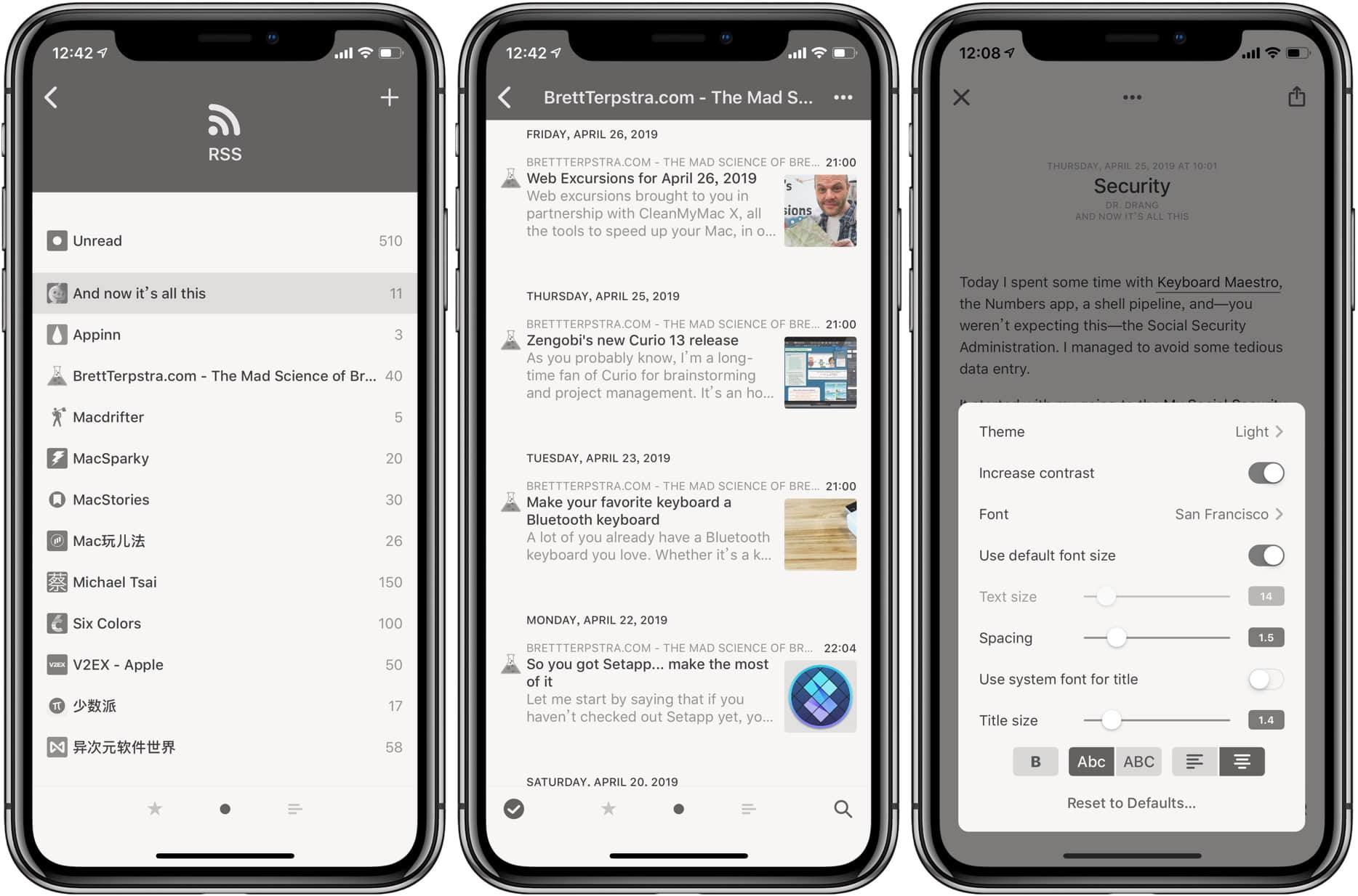 Reeder 4 正式發(fā)布，將 RSS 堅持到底，iOS 版不完全評測