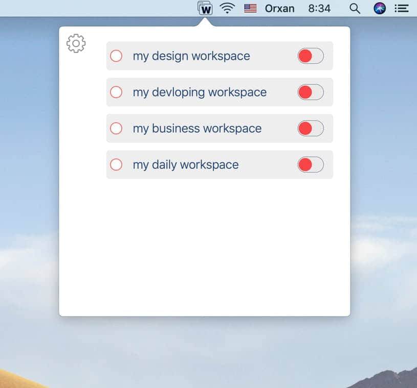 WorkspacePro：一鍵啟動(dòng)/關(guān)閉一大堆 macOS 軟件